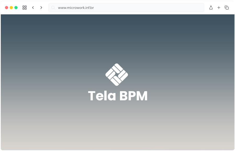 Captura de ecrã: MicroWork BPM