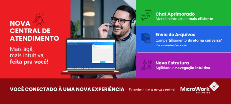Novidade no ar: estamos com um novo sistema de atendimento ao cliente!